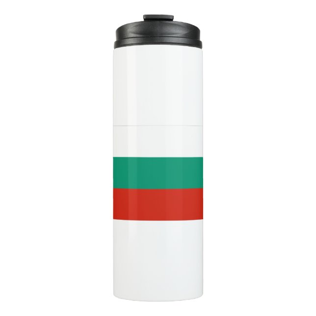 Garrafa Térmica Bandeira Bulgária (Frente)