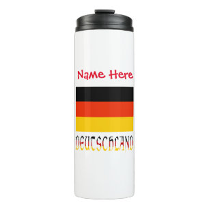 Garrafa Térmica Bandeira da Alemanha Personalizada