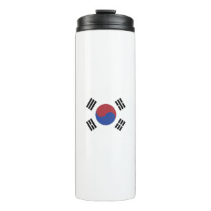 Garrafa Térmica bandeira da Coreia do Sul