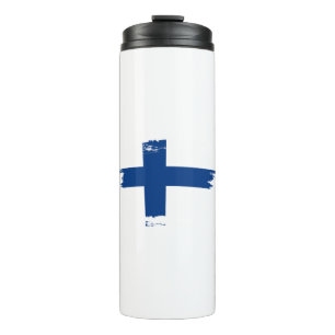 Garrafa Térmica bandeira da Finlândia