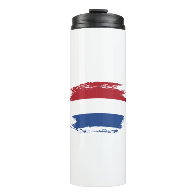 Garrafa Térmica bandeira da Holanda (Frente)