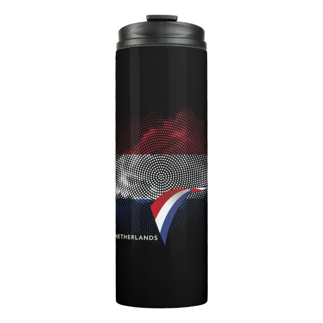 Garrafa Térmica bandeira da Holanda (Frente)