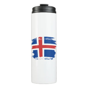 Garrafa Térmica bandeira da Islândia