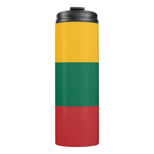 Garrafa Térmica Bandeira da Lituânia (Frente)