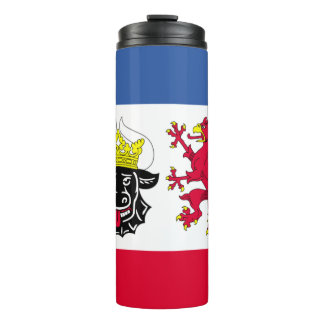 Garrafa Térmica Bandeira da Pomerânia Ocidental-Mecklemburgo Tumb 