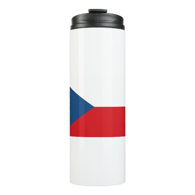 Garrafa Térmica Bandeira da República Checa (Frente)