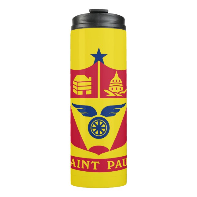 Garrafa Térmica Bandeira da Rua Paul, Minnesota Thermal Tumbler (Frente)