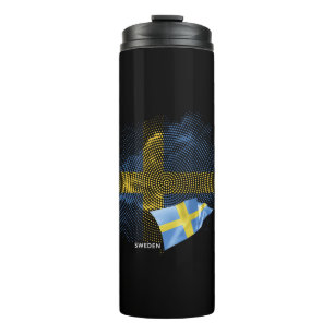 Garrafa Térmica bandeira da Suécia
