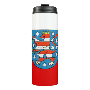 Garrafa Térmica Bandeira da Turíngia Thermal Tumbler