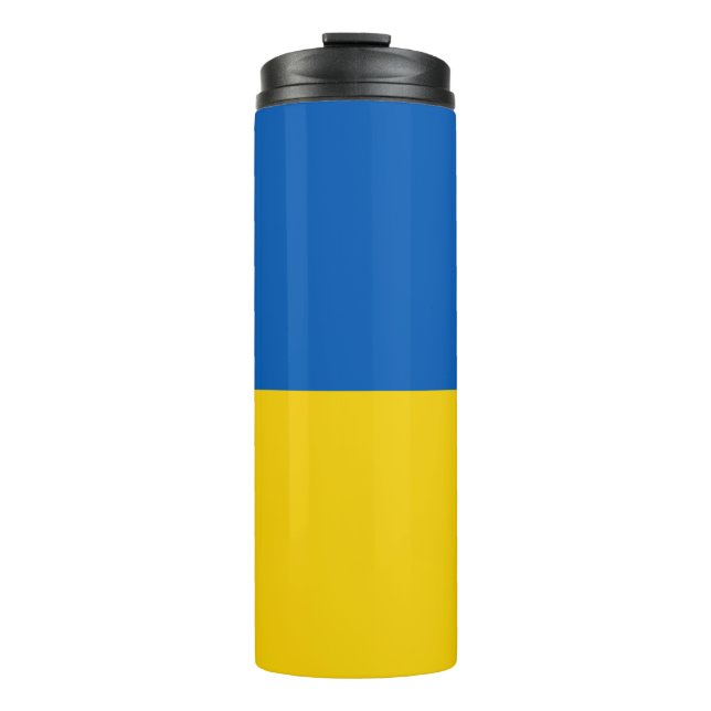Garrafa Térmica Bandeira da Ucrânia (Frente)