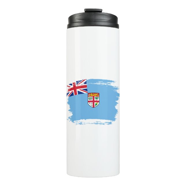 Garrafa Térmica Bandeira das Fiji (Frente)