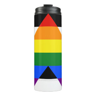 Garrafa Térmica Bandeira de aliado straight da SlipperyJoe lisa ar