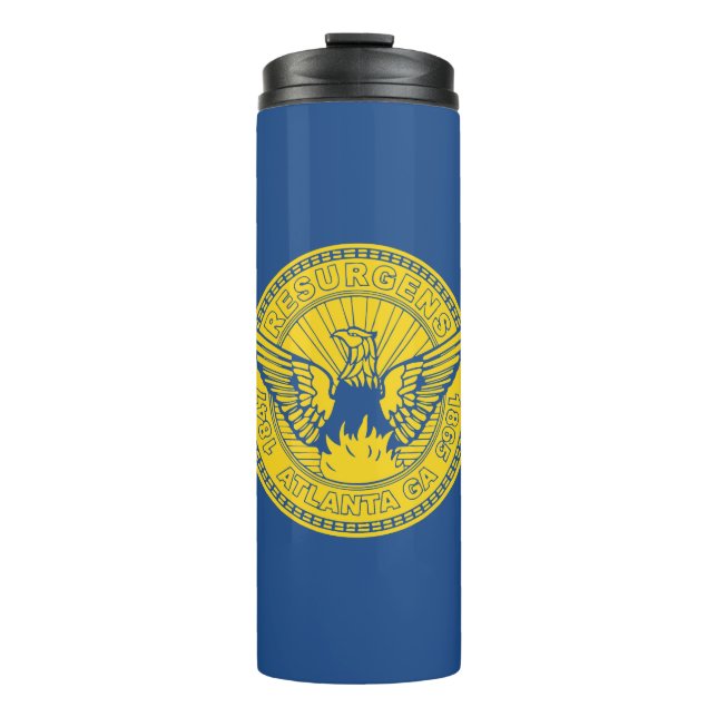 Garrafa Térmica Bandeira de Atlanta, Georgia Thermal Tumbler (Frente)