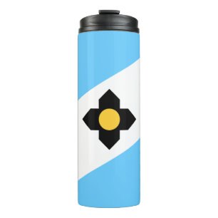 Garrafa Térmica Bandeira de Madison, Wisconsin Thermal Tumbler