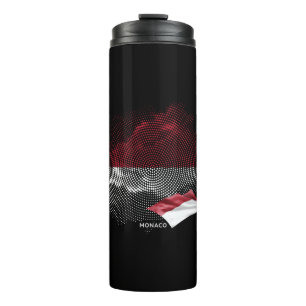 Garrafa Térmica bandeira de Mônaco