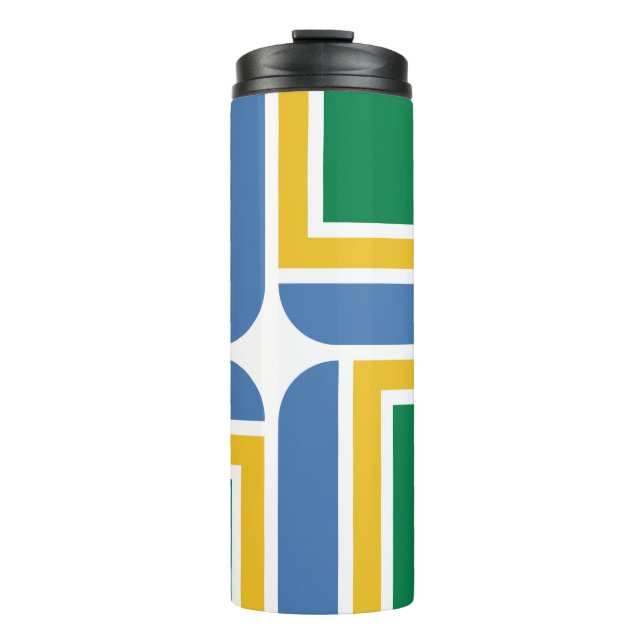 Garrafa Térmica Bandeira de Portland, Oregon Thermal Tumbler (Frente)