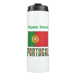 Garrafa Térmica Bandeira de Portugal Personalizada