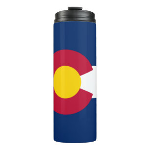 Garrafa Térmica Bandeira do estado de Colorado
