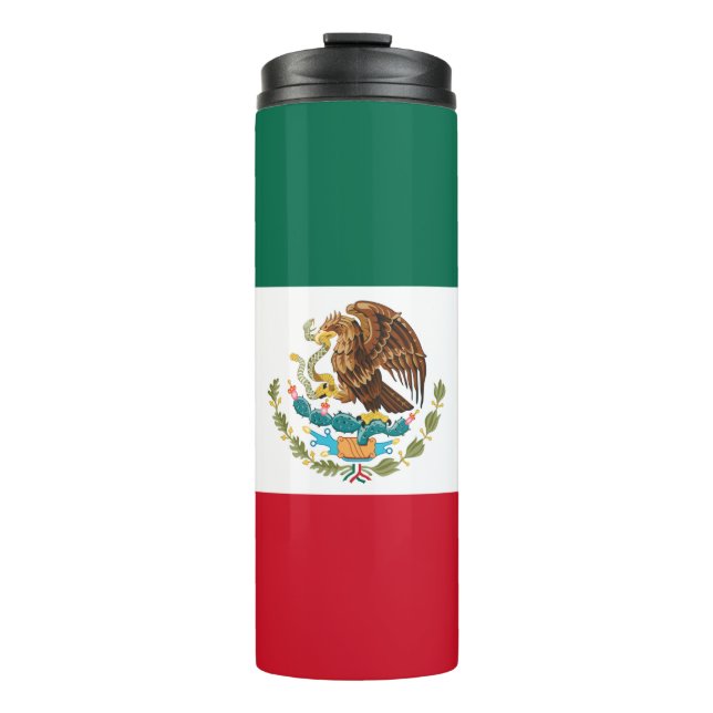 Garrafa Térmica Bandeira do México, Bandera da República Mexicana (Frente)