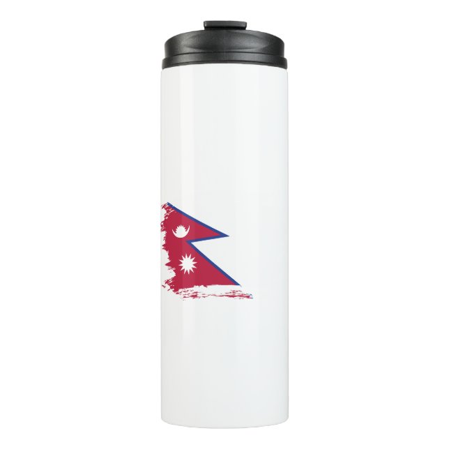 Garrafa Térmica Bandeira do Nepal (Frente)