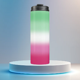 Garrafa Térmica Bandeira do Orgulho Abrosexual Gradiente