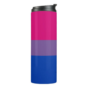 Garrafa Térmica Bandeira do Orgulho Bissexual SlipperyJoe's lavand