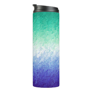 Garrafa Térmica Bandeira do Orgulho MLM Abstrata Grunge Homens que