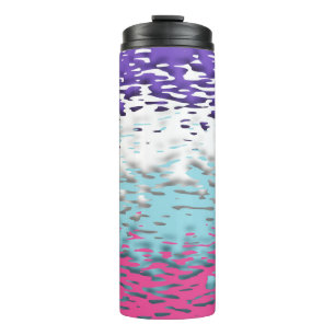 Garrafa Térmica Bandeira do Orgulho Multissexual Funky Trippy Ripp