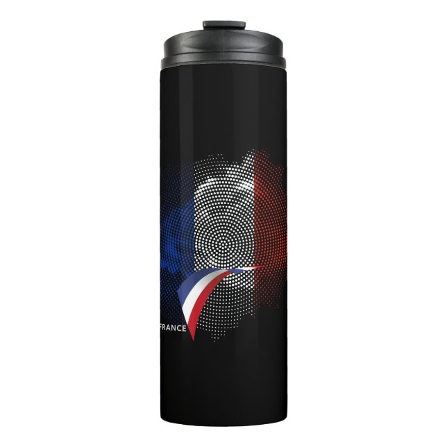 Garrafa Térmica bandeira francesa (Frente)