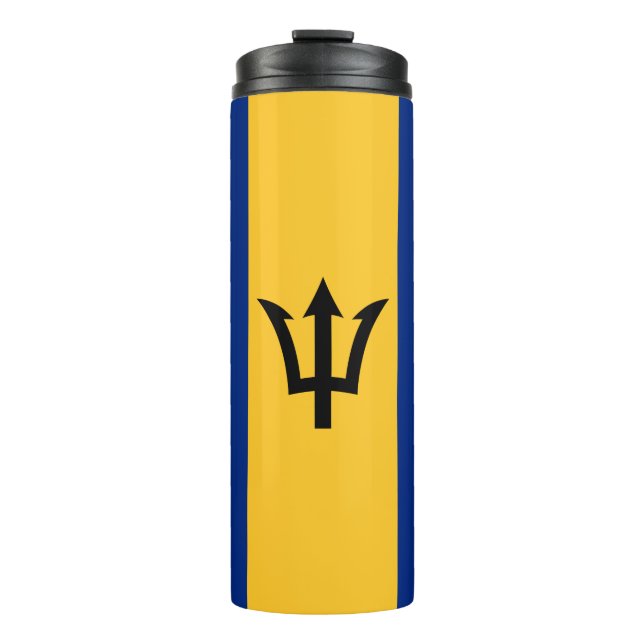 Garrafa Térmica Bandeira Patriótica Barbados (Frente)