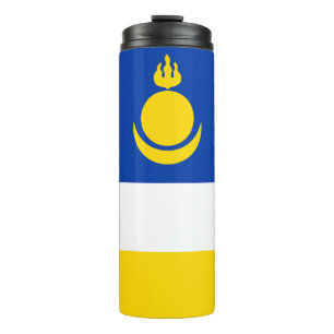 Garrafa Térmica Bandeira Patriótica da Buriácia