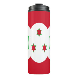 Garrafa Térmica Bandeira Patriótica do Burundi