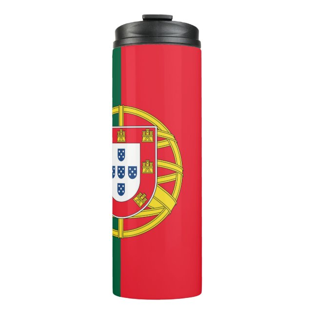 Garrafa Térmica bandeira portuguesa (Frente)