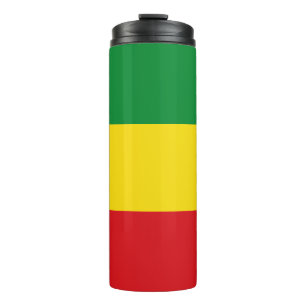 Garrafa Térmica Bandeira Rastafári Rasta Etíope