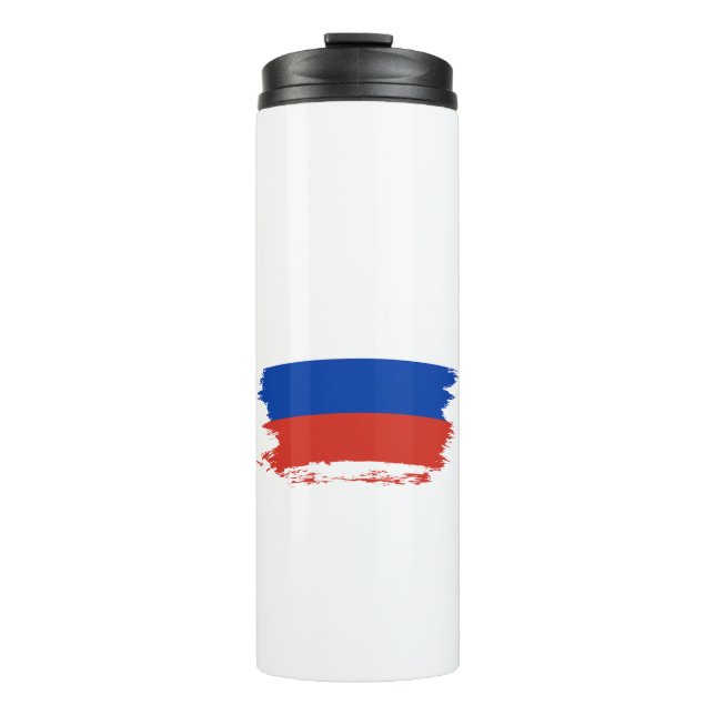 Garrafa Térmica bandeira russa (Frente)