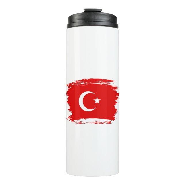 Garrafa Térmica Bandeira turca (Frente)