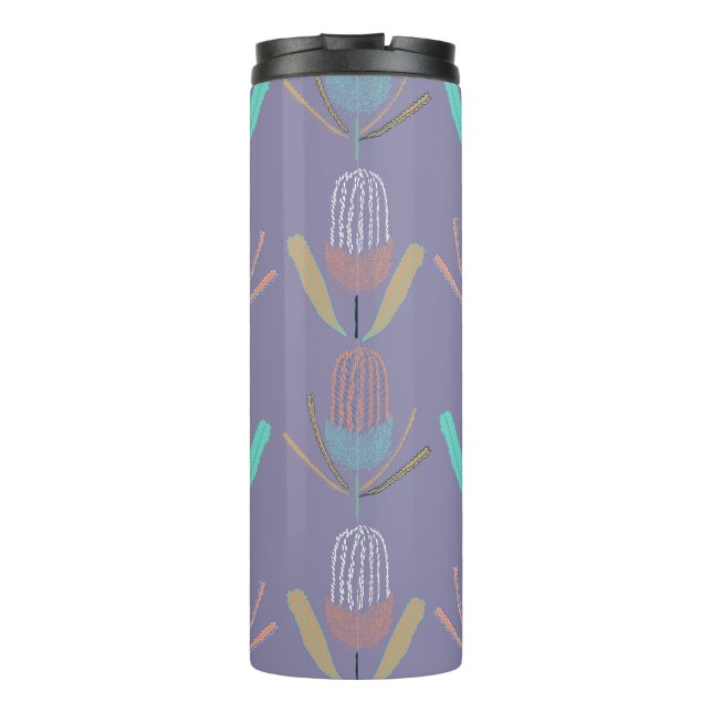 Garrafa Térmica Banksia Lilás (Verso)