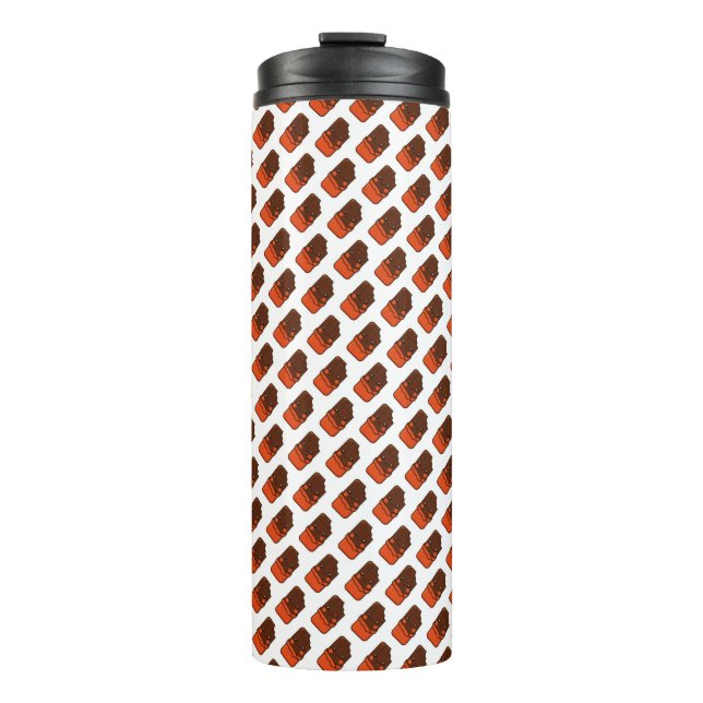 Garrafa Térmica Bar de Chocolate Kawaii (Frente)