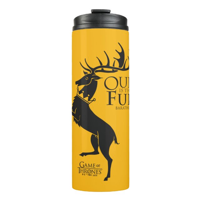 Garrafa Térmica Baratheon Sigil - A nossa é a Fúria (Frente)