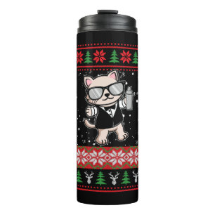 Garrafa Térmica Barman Ugly Christmas Sweater