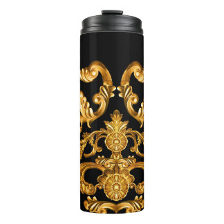 Garrafa Térmica Barroco ouro, Elementos Ornamentais