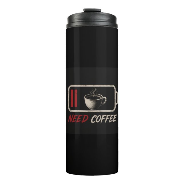 Garrafa Térmica Bateria Baixa Preciso Café – (Frente)