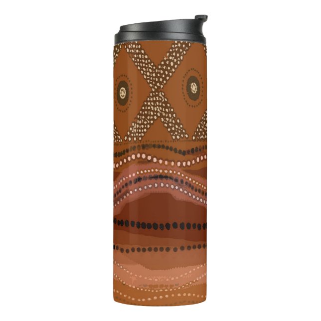 Garrafa Térmica Batik Caribenho - Pequeno (Giro à esquerda)