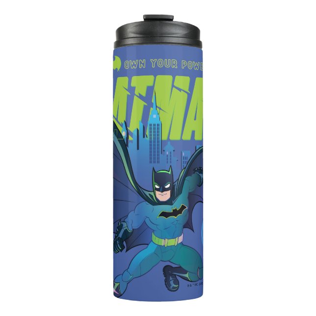 Garrafa Térmica Batman "Own Your Power" City Graphic (Frente)
