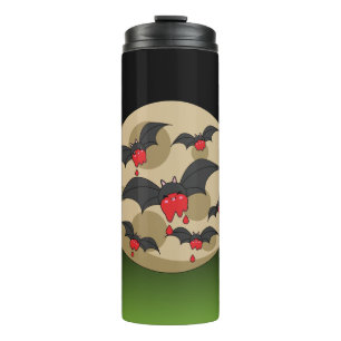 Garrafa Térmica Bats De Vampiro De Comida Ketchup