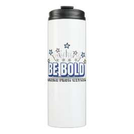 Garrafa Térmica BE BOLD - Blue Motivational Tumbler