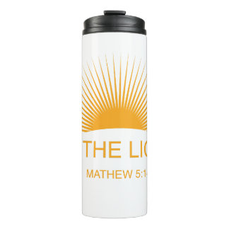 Garrafa Térmica Be The Light Matthew 5:14 – Christian