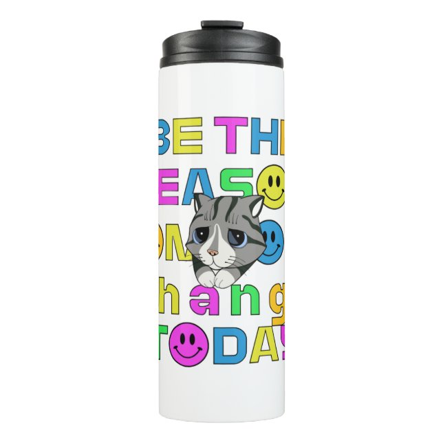 Garrafa Térmica be the reason someone change today tea mug (Frente)