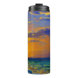 Garrafa Térmica Beach Tropical Ocean Gifts Viagem