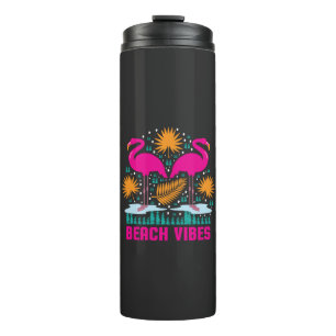 Garrafa Térmica Beach Vibes Pink Flamingos-19501
